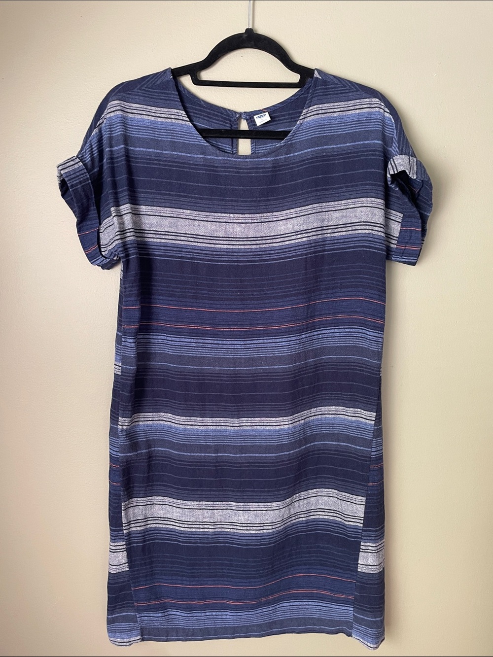 Old Navy Striped Short Sleeve Dress